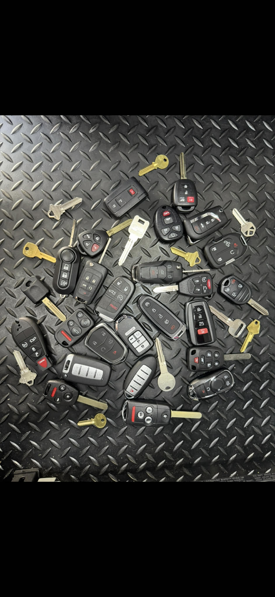Car keys and fobs