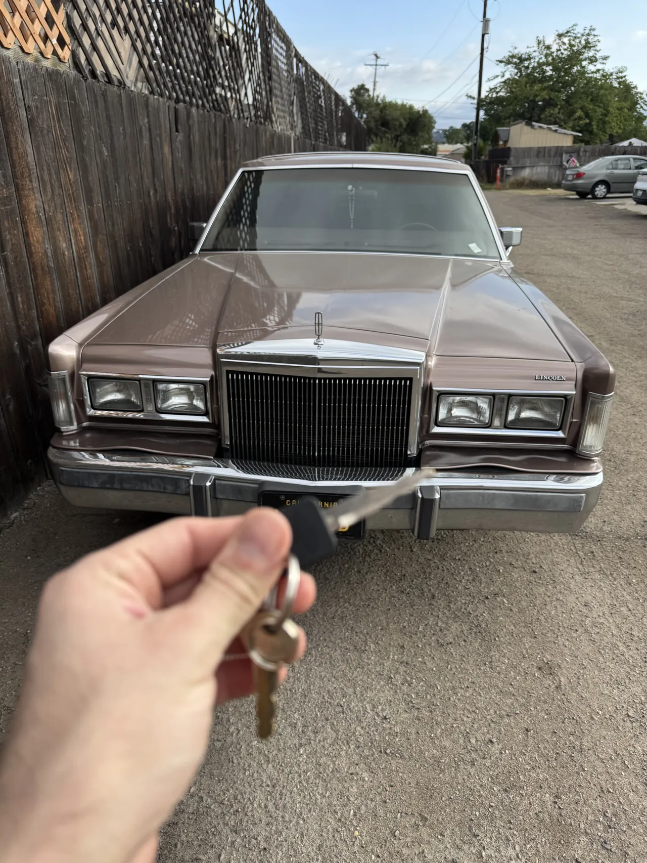Classic Lincoln with new keys